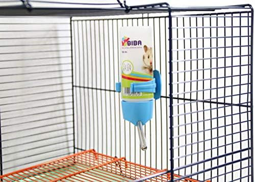 Bebedero exterior de la jaula Savic Habitat XL fijado a la rejilla metálica